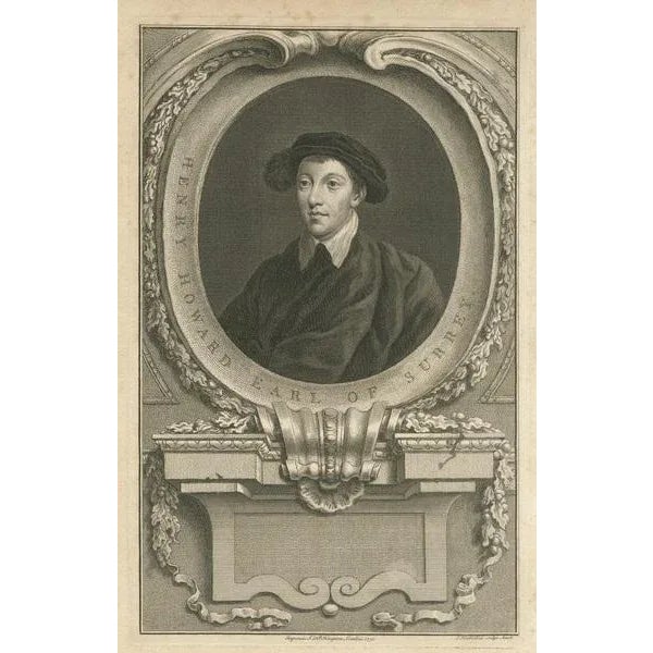 Jacobus Houbraken, Portrait of Henry Howard, Earl of Surrey, Print For Sale - Image 3 of 6
