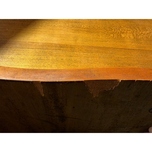 French Provincial Walnut-Veneer Dough Bin (Pétrin) Console, Early-Mid 20th C. Louis XIII Style For Sale - Image 18 of 18