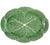 Mid-Century Modern Vintage Bordallo Pinheiro Majolica Cabbage Leaf Serving Platter For Sale - Image 3 of 6