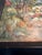1960s Original Signed Rural Landscape Painting With Barn and Horse and Children & Dog in Black Wood Frame For Sale - Image 9 of 16