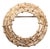 Vintage 1970s Signed Napier Modernist Goldtone Textured Circle Brooch For Sale