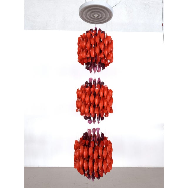 Mid-Century Modern Vintage Spiral Lamp by Verner Panton, 1969 For Sale - Image 3 of 14