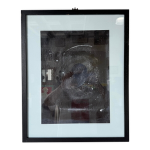 Rob Cauvel " Dark Matter" Acrylic on Paper Painting, Framed