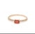 Natural 0.37 cts red sapphire & 0.14 cts diamond ring 14k gold For Sale - Image 14 of 18