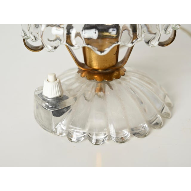 Mid-Century Murano Glass and Brass Table Lamp by Carlo Scarpa, 1940s For Sale - Image 16 of 17