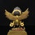 Late 19th Century Gilt Bronze Garuda Statue, Mythical Bird Figure, 700g For Sale - Image 4 of 9