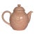 LastCHANCE!Majolica Style Blush Pink Woodland Berry and Fruit Motif Tea Pot After Bordallo Pinheiro For Sale