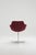 Red Sculptural Scimitar Dining Table and Chairs in Burgundy Bouclé by Boris Tabacoff for Mobilier Modulaire Moderne, 1970s, Set of 6 For Sale - Image 8 of 18