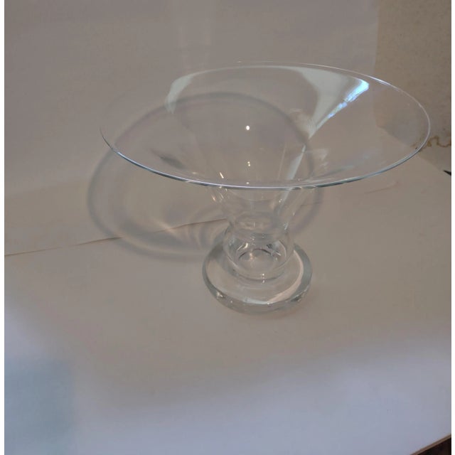 Vintage Signed Steuben crystal vase......