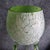 Mid Century Vintage Artistic Green/white Big Glass Vase, Poland, Europe, 1970s Beautiful and Unique Artistic Vase Author:...