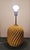 Tommaso Barbi Yellow Torchon Ceramic Table Lamp in the style of Tommaso Barbi, 1970s For Sale - Image 4 of 11
