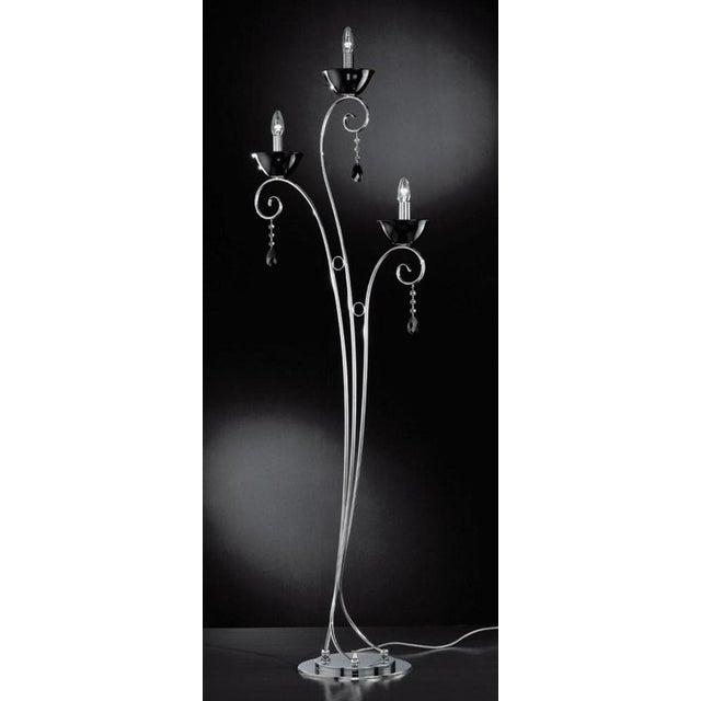 Diva 12 Lights Chandelier in Polished Chrome and Crystal by Aggiolight For Sale - Image 13 of 15