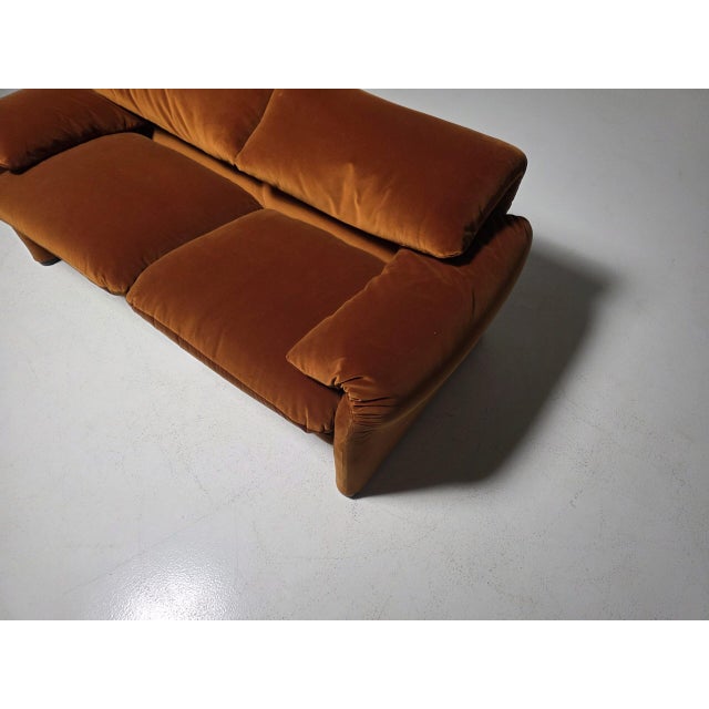 Maralunga Sofa Set by Vico Magistretti for Cassina, 1970s, Set of 2 For Sale - Image 13 of 15