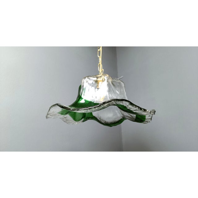 1960s Vintage Murano Glass Pendant Light from Mazzega, 1960s For Sale - Image 5 of 11