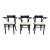 Vintage Bentwood Geometric Upholstered Arm Chairs - Set of 3 For Sale