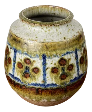 Mid-Century Modern Danish Studio Pottery Vase from Michael Andersen, Bornholm, 1960s