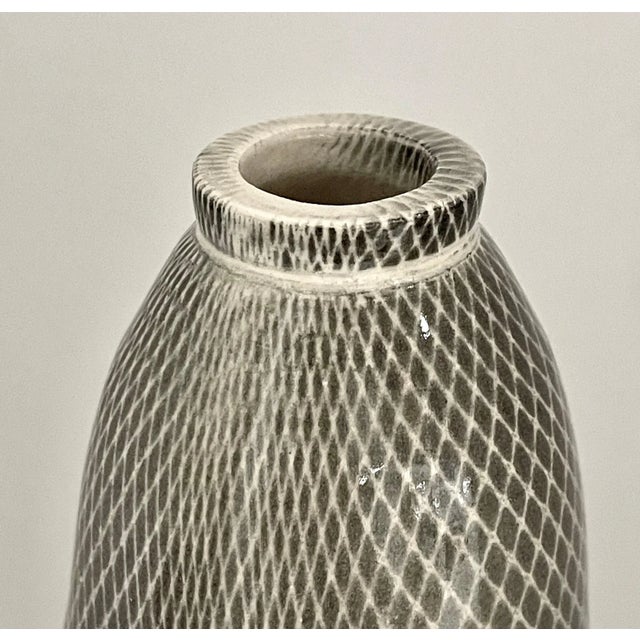 Lauren Kaplan Abstraction Stoneware Vessels - A Pair For Sale In Palm Springs - Image 6 of 12