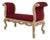 Pama French Louis XV Style Upholstered Window Bench For Sale