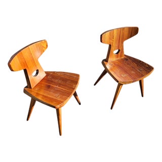 Chairs by Jacob Kielland-Brandt for I. Christiansen, 1960s, Set of 2 For Sale