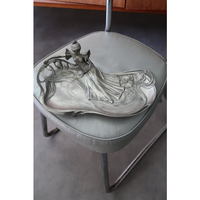 Metal Jewelry Tray 1900 Art Nouveau Liberty Style Jugendstil. For Sale - Image 14 of 14