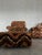 Italian Modular Sofa and Ottoman with Upholstery in the style of Missoni, 1970s, Set of 3 For Sale - Image 4 of 7