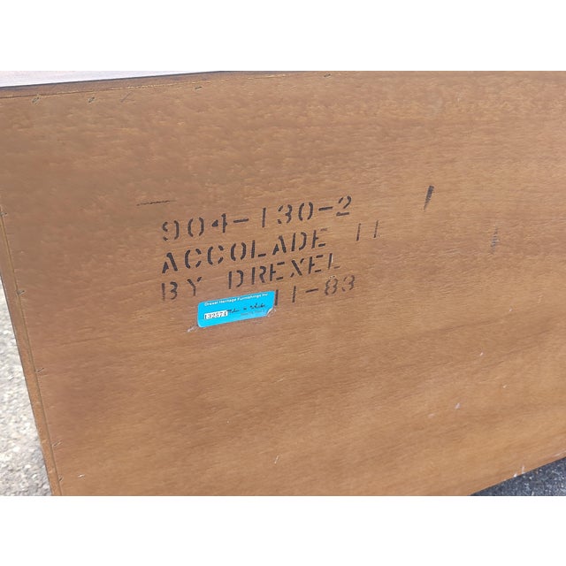 Campaign Vintage Drexel Campaign Style Dresser For Sale - Image 3 of 13