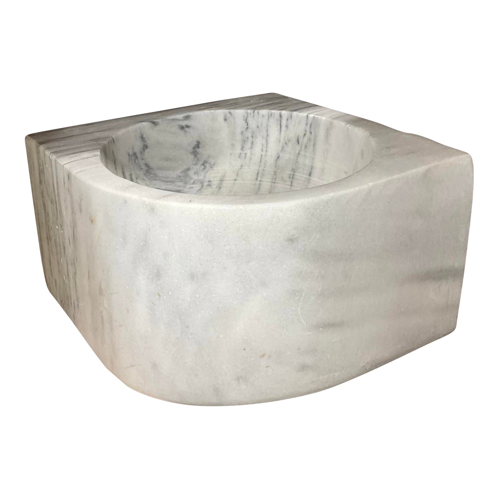 18th Century French White Marble Corner Sink Chairish