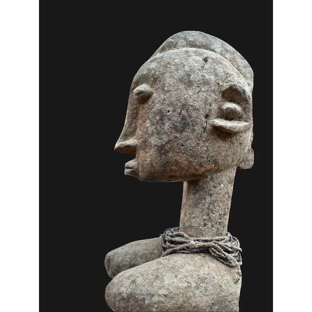 Tan Malian Artist, Large Dogon Satimbe Mask, Pre-1800, Wood For Sale - Image 8 of 9