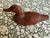 Vintage hand carved wooden duck decoy with beautiful rustic patina.