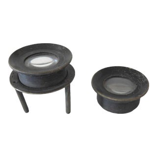 Antique Bausch & Lomb Map Chart Magnifying Glass For Sale