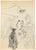 Pen drawing on paper realized in 1936 ca. Hand signed lower left. Very good condition, with another drawing on rear. This...