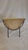 Mid-Century "Balloon" Chair with suede fabric and leather arms
