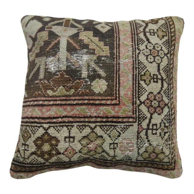 Antique Zabihi Collection Persian Malayer Pillow For Sale