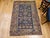 Navy Blue Antique Caucasian Shirvan Area Rug, Handwoven Wool, Allover Geometric Pattern, 1890s, 4' x 6' For Sale - Image 8 of 18