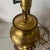 Mid 20th Century Brass Foo Dog Tobacco Leaf Table Lamp For Sale In Greenville, SC - Image 6 of 8