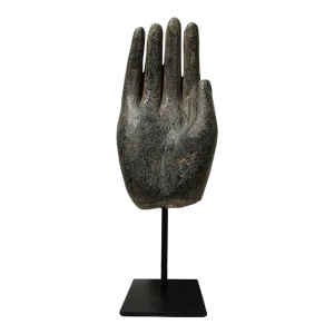 Volcanic Rock Hand Sculpture, Late 20th Century