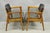Vintage Boling Chair Co Mid Century Modern Walnut Lounge Arm Chairs (B) - Pair For Sale - Image 14 of 17