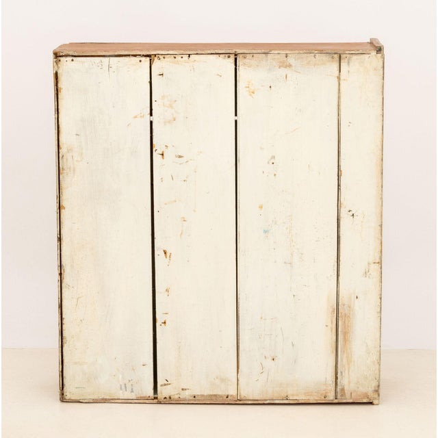 Red American Primitive Painted Pine Chest, 19th Century For Sale - Image 8 of 8