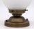 Late 20th Century Reclaimed Crackle Glass Globe Flush Mount Ceiling Light For Sale - Image 4 of 5