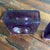 Amethyst A Pair Blenko Amethyst Glass Block Vases, Circa 1960s - Vintage Blenko Amethyst Glass #6944 Cube Vases Brutalist Style Vases by Joel Philip Myers For Sale - Image 8 of 10
