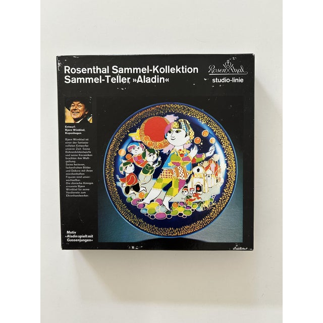 Aladdin Plate No. II by Bjørn Wiinblad for Rosenthal, 1970s For Sale - Image 3 of 6