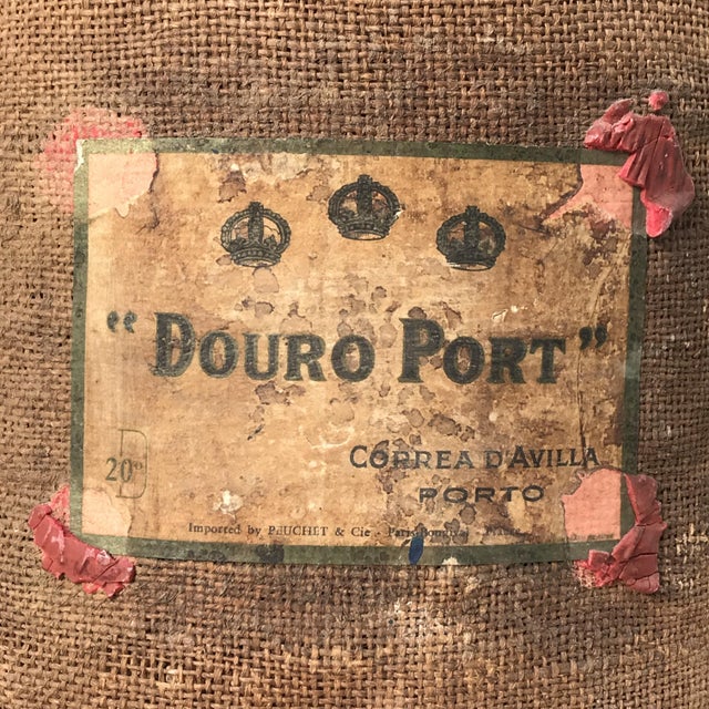 Aqua Glass Douro Port Bottle For Sale - Image 8 of 11