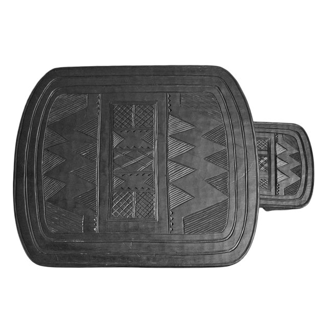 Wood Vintage Ebony Tribal Modern Nupe Large Table For Sale - Image 7 of 7