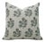 Block Print Thick Linen Cushion Cover 14x14 Inch Throw Pillow -Neha For Sale