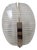 Lambda Wall Lamp in Nickel-Plated Brass with Pressed Glass Diffusers by Vico Magistretti for Artemide, 1960s For Sale