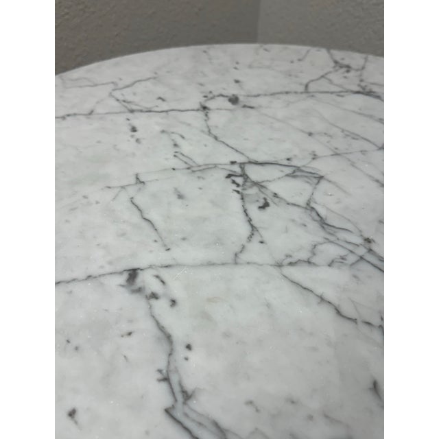 Room & Board Classic Venatino Marble Round End Table For Sale - Image 9 of 12