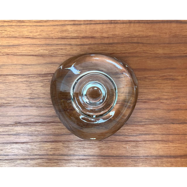 Vintage Scandinavian Reversible Glass Candleholder, 1970s For Sale - Image 6 of 18