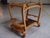 Wood Bar Trolley in Light Oak with Copper Accents and Removable Serving Tray, 1940s For Sale - Image 7 of 10