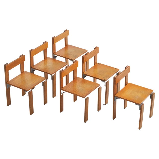 French Chairs by George Candilis for Sentou, 1968, Set of 6 For Sale - Image 18 of 18
