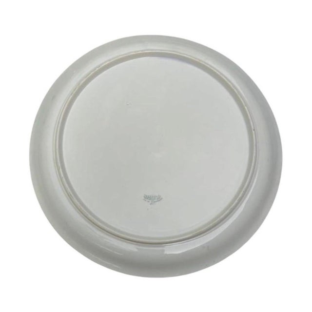 Large 19th Century French Faience Platter Swans Creil & Montereau For Sale In Austin - Image 6 of 6